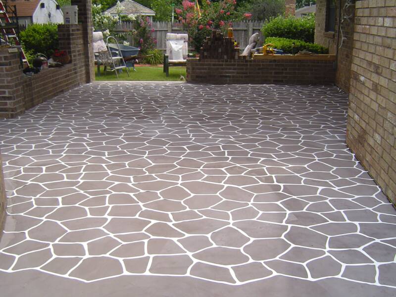 stampable concrete overlay